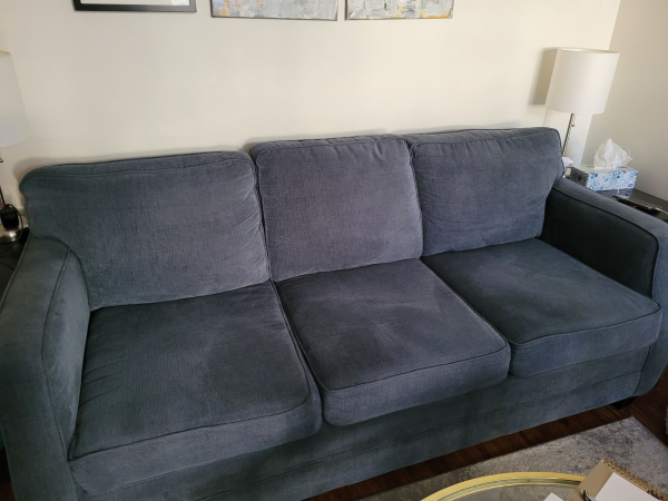 Blue Sofa mint condition.